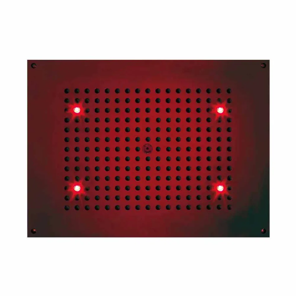 Rectangular overhead shower Bossini shower a jet with chromotherapy Viadurini