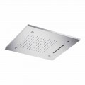 Shower Head with Luxury Chromotherapy in Stainless Steel Made in Italy - Solver