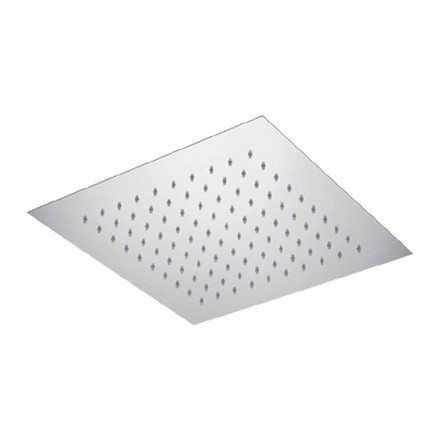 Square Ceiling Shower Head in Steel Made in Italy - Starch Viadurini