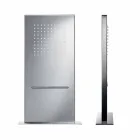 Rectangular Stainless Steel Wall Shower Head Made in Italy - Anito Viadurini