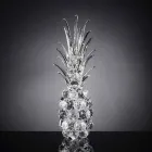 Decorative Pineapple-Shaped Crystal Ornament Made in Italy - Pineapple Viadurini