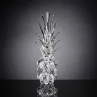 Decorative Pineapple-Shaped Crystal Ornament Made in Italy - Pineapple Viadurini