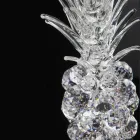 Decorative Pineapple-Shaped Crystal Ornament Made in Italy - Pineapple Viadurini
