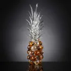 Decorative Pineapple-Shaped Crystal Ornament Made in Italy - Pineapple Viadurini