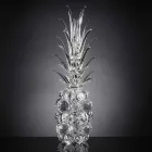 Decorative Pineapple-Shaped Crystal Ornament Made in Italy - Pineapple Viadurini