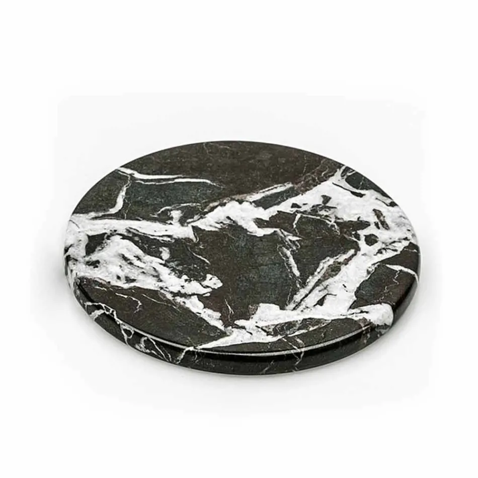 Modern coasters in Colored Marble Made in Italy, 2 Pieces - Nessa Viadurini