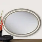 Modern design wooden wall mirror made in Italy Edward Viadurini