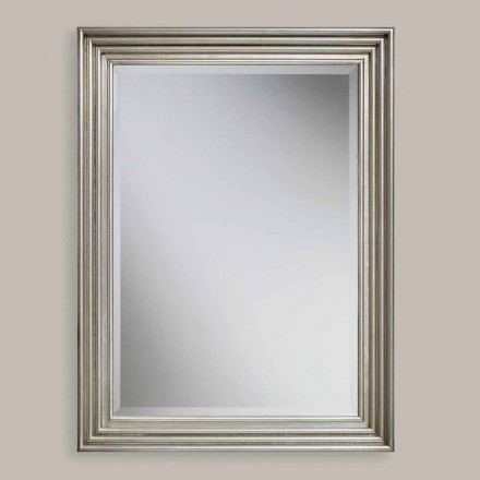 Hand made gold, silver wall mirror made in Italy Stefania Viadurini