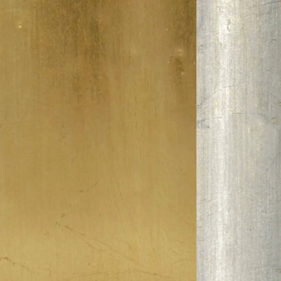 Spruce wood wall mirror, Italian made frieze by Elia Viadurini