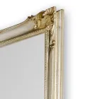Mirror with Hand-Decorated Wooden Frame Made in Italy - Venus Viadurini