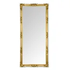 Mirror with Hand-Decorated Wooden Frame Made in Italy - Venus Viadurini