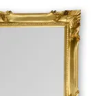 Mirror with Hand-Decorated Wooden Frame Made in Italy - Venus Viadurini