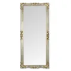 Mirror with Hand-Decorated Wooden Frame Made in Italy - Venus Viadurini
