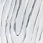 Gold, white and silver wall mirror made of wood Eugenio made in Italy Viadurini