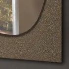 Wall Mirror with Forged Glass Frame Made in Italy - Maverick Viadurini