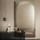 Modern Wall Mirror with Bronze Color Mirror Made in Italy - Bandolero Viadurini