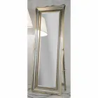 Fir wood floor mirror with pedestal made in Italy Jonni Viadurini