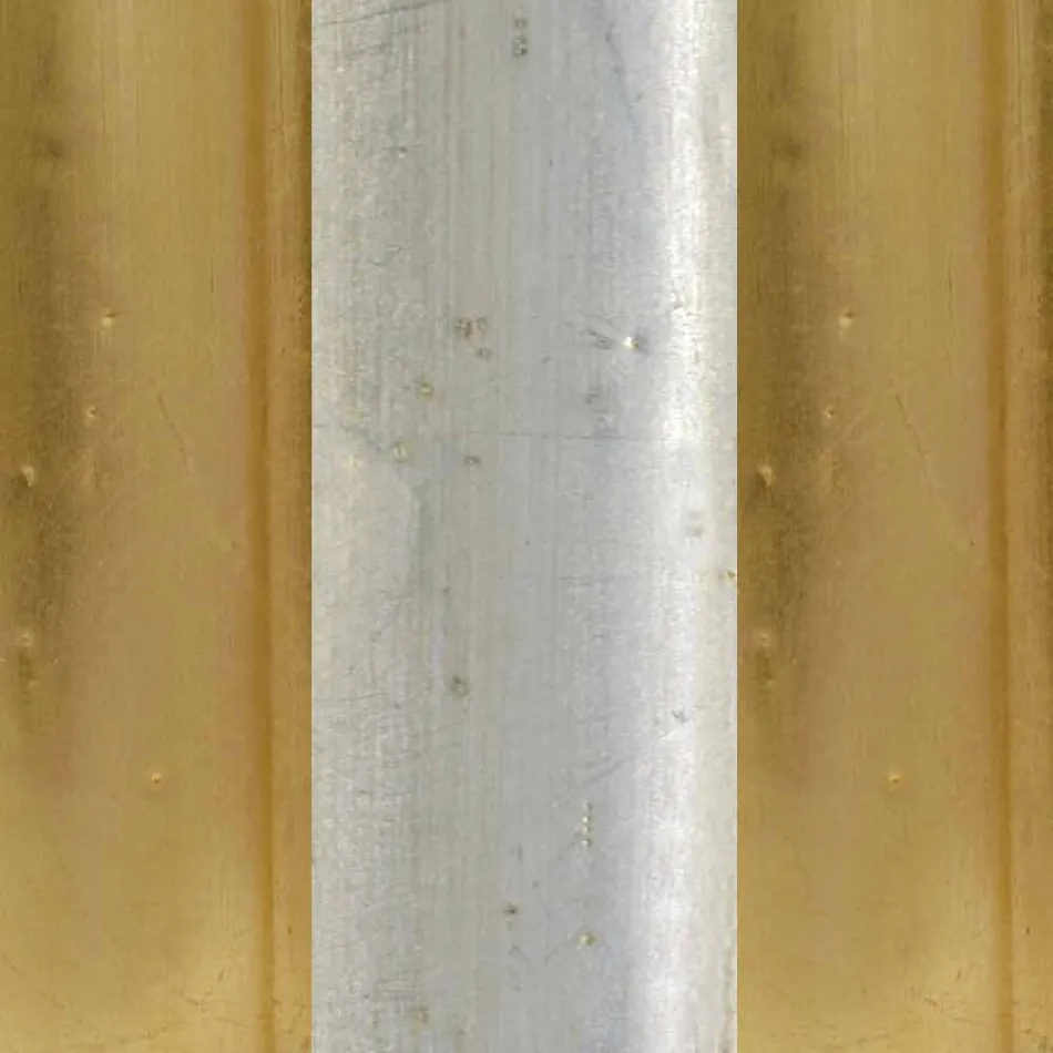 Fir wood floor mirror with pedestal made in Italy Jonni Viadurini