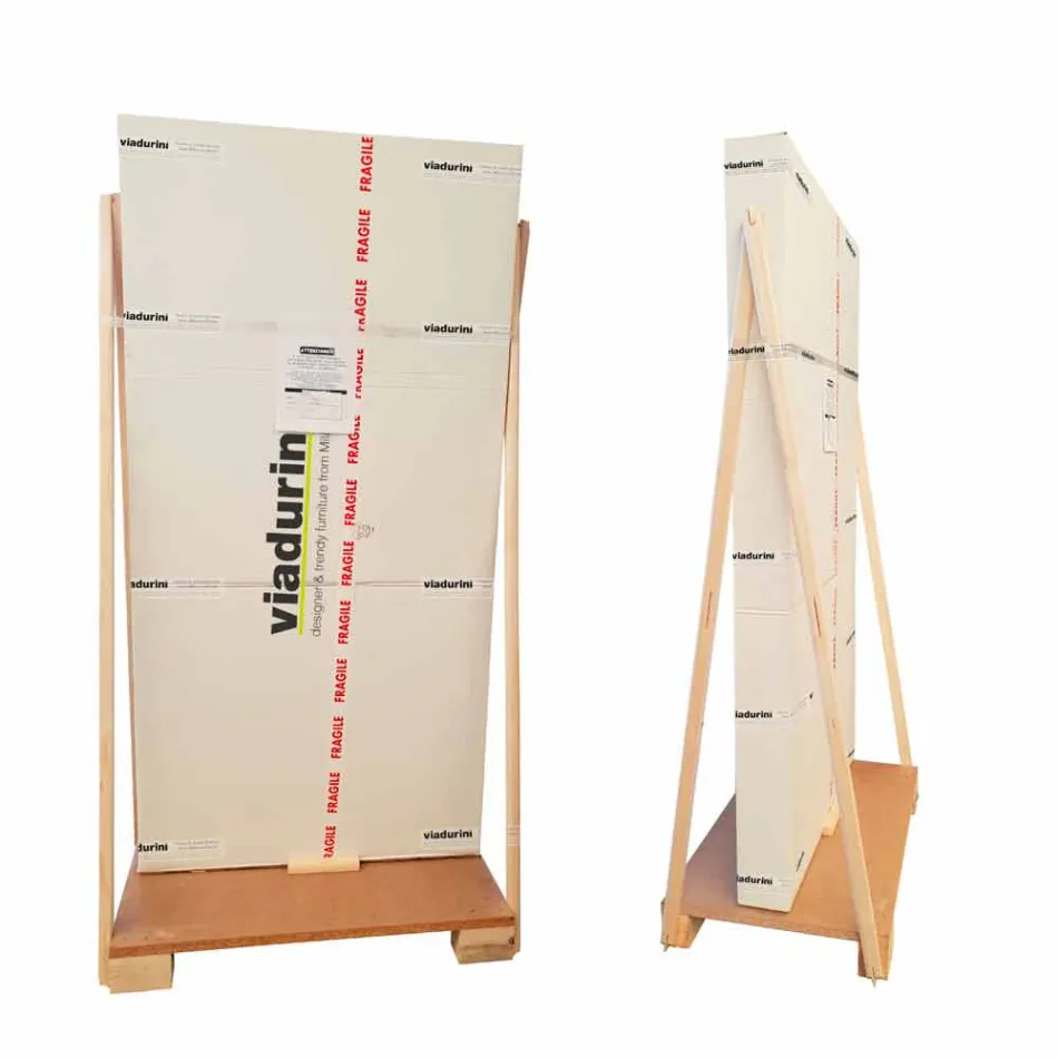 Wall mirror handmade in Italy Teo Viadurini