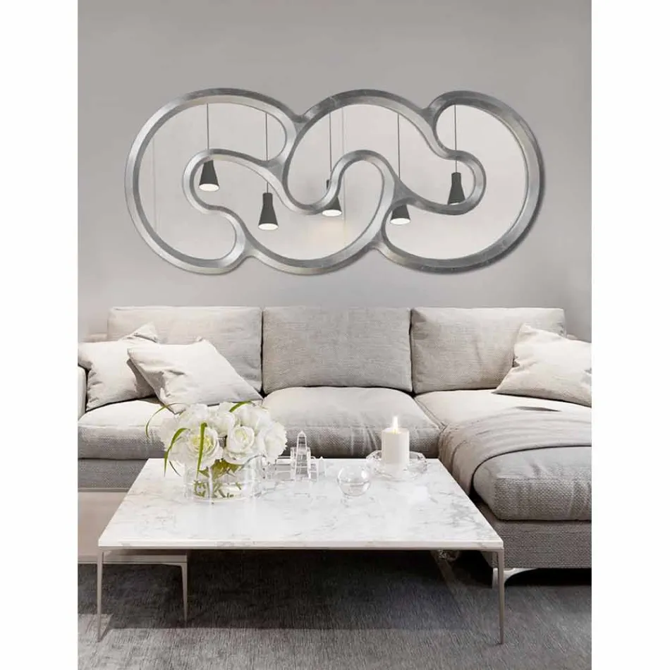 Wall mirror handmade in Italy Teo Viadurini