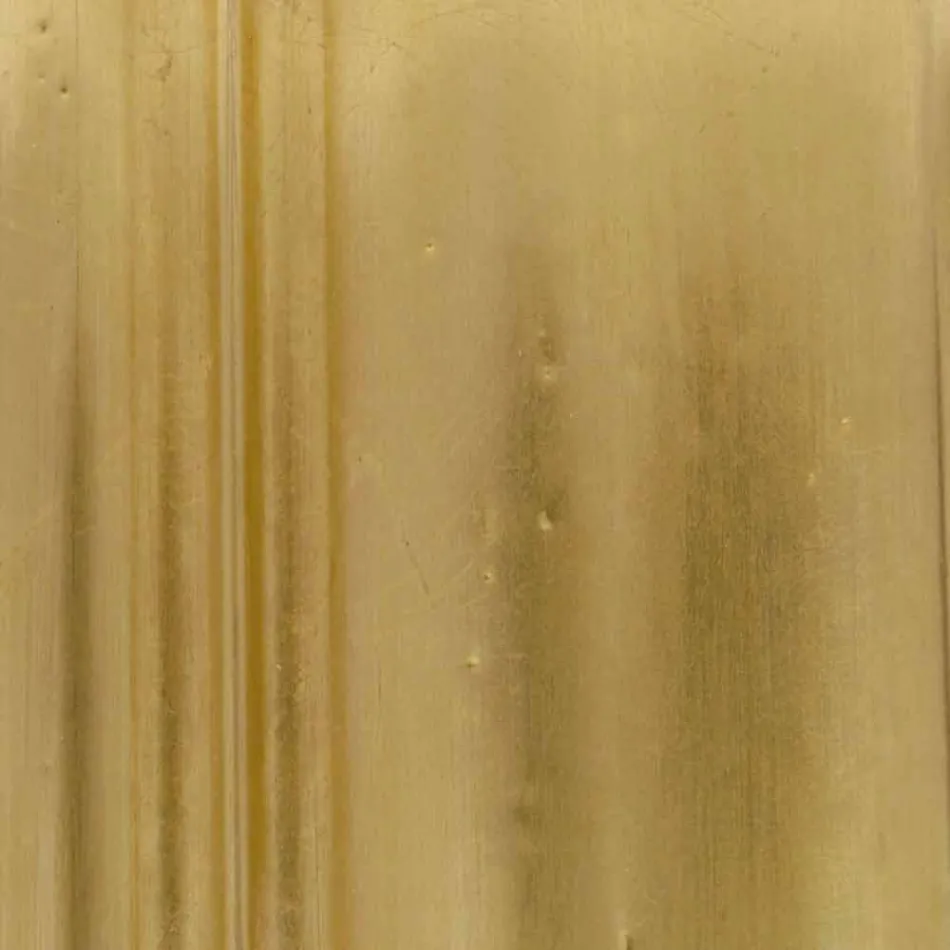 Mirror wall frieze resin and fir wood made in Italy Alberto Viadurini