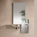 Polished Edge Wall Mirror with ABS Frame Made in Italy - Evora