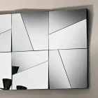 Modular Wall Mirror with Concave and Convex Mirrors Made in Italy - Allergy Viadurini