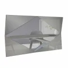 Wall Mirror in Bronzed or Silvered Glass Made in Italy - Monterosa Viadurini