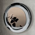 Bronze Mirror with Smoked Glass Frame Made in Italy - Anselma