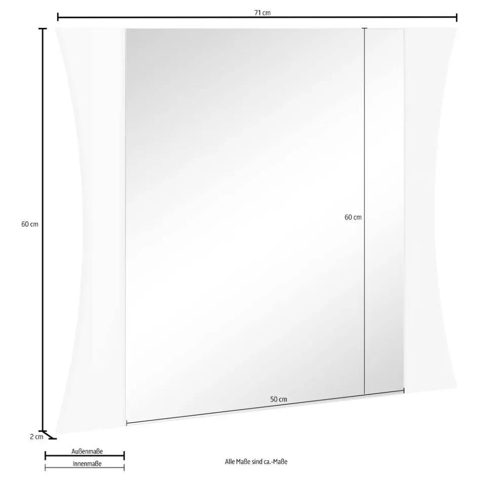 Bedroom Mirror or Wall Entrance Arched Design 2 Sizes - Sabine Viadurini