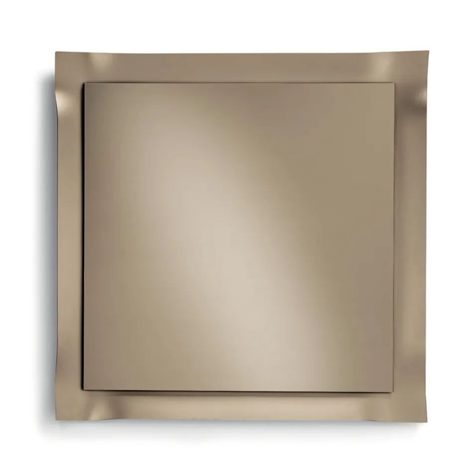 Mirror with Shaped Frame Available in 3 Sizes and 2 Colors - Carolina Viadurini