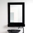 Three-Color Plexiglass Wall Mirror Cabinet Made in Italy - Kiran Viadurini