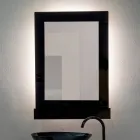 Three-Color Plexiglass Wall Mirror Cabinet Made in Italy - Kiran Viadurini