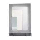 Three-Color Plexiglass Wall Mirror Cabinet Made in Italy - Kiran Viadurini