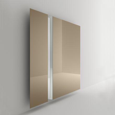 Wall Mirror with V-Shaped Side Cut Made in Italy - Spirit Viadurini
