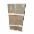 Wall Mirror with Aluminum Frame and LED Light Made in Italy - Chik Viadurini