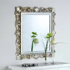 Design wall mirror with Marsy decorated frame, 98x98 cm Viadurini