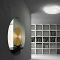 Wall mounted mirror with a modern design Malva
