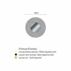 Design wall mirror with Malva MDF support Viadurini