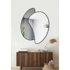 Large Design Wall Mirror with Modern Colored Finish - Mantra Viadurini