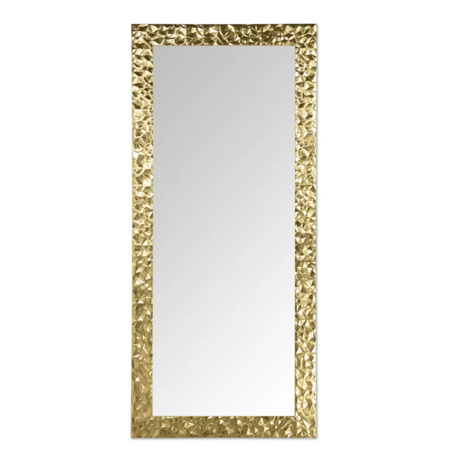 Wall Mirror in Hand Decorated Wood Made in Italy - Niagara Viadurini