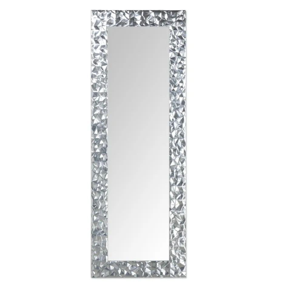 Wall Mirror in Hand Decorated Wood Made in Italy - Niagara Viadurini