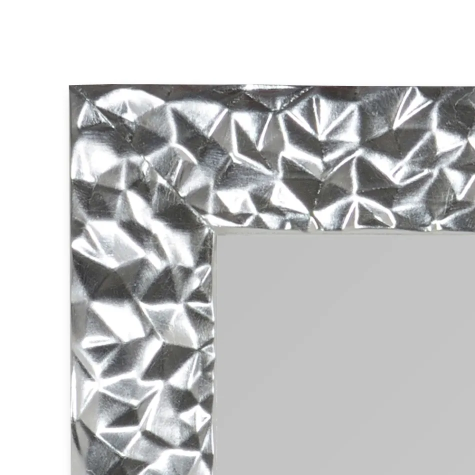 Wall Mirror in Hand Decorated Wood Made in Italy - Niagara Viadurini