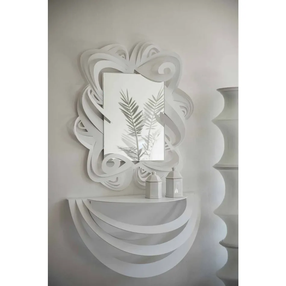 Modern Rectangular Iron Wall Mirror Made in Italy - Penny Viadurini