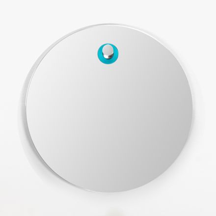 Round Wall Mirror Beveled Simple Design Made in Italy - Odile Viadurini