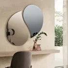 Aurelia Drop-Shaped Wall Mirror Made in Italy Viadurini