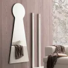Shaped Wall Mirror with Melamine Panel Made in Italy - Bromo Viadurini