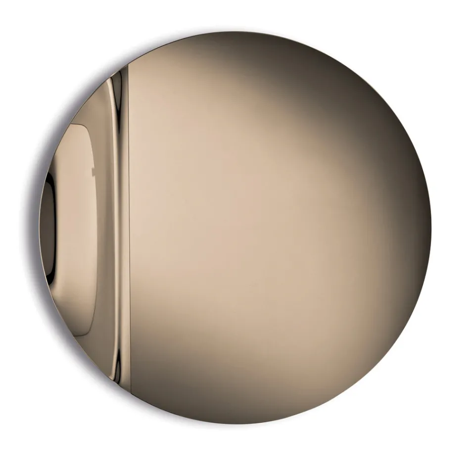 Made in Italy Wave Fused Glass Mirror - Candida Viadurini