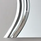 Modular Mirror with Fused Glass Insert Made in Italy - Sorya Viadurini