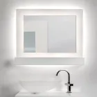 Horizontal Plexiglass Wall Mirror Container Made in Italy - Kiran Viadurini